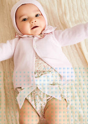 Ophelia Floral Bloomers in Pink (1mth-12mths) Bloomers  from Pepa London