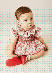 The Margot Romper Baby Girl Look Look from Pepa London