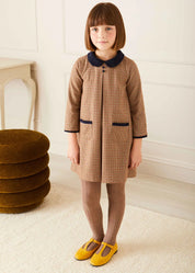 Taupe Ribbed Tights (0mths-10yrs) Tights from Pepa London