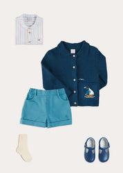 The Boat Cardigan Toddler Boy Look Look from Pepa London