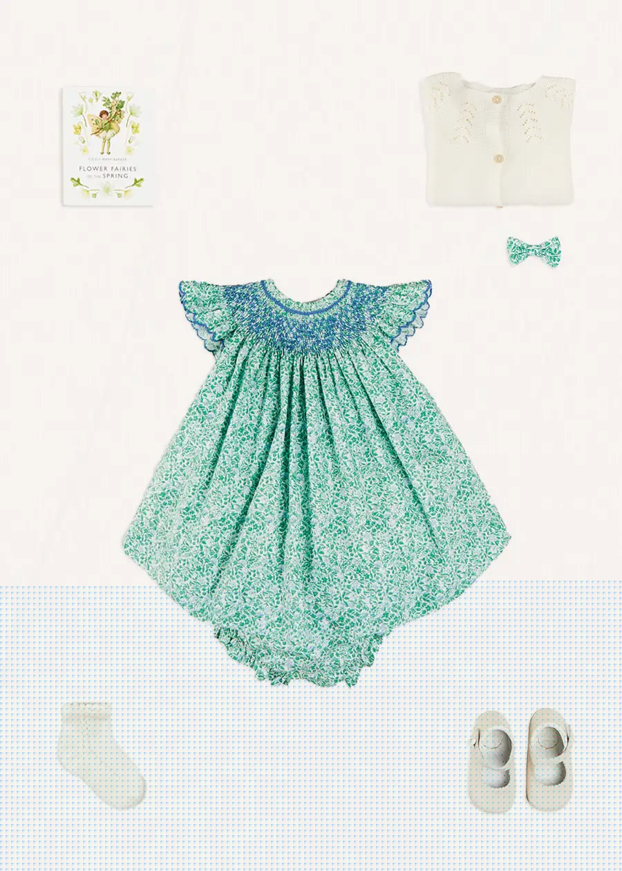 The Adelaide Dress Baby Girl Look Look from Pepa London