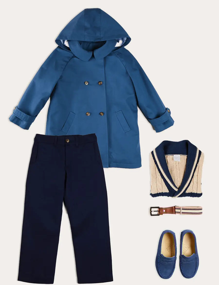 The Knitted Anchor Cardigan Boy Look Look from Pepa London