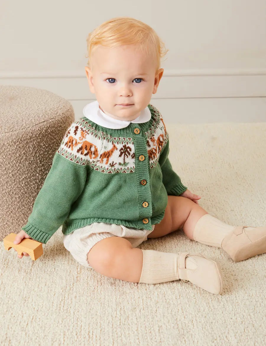 Suede T-Bar Pram Shoes in Beige (17-20EU) Shoes from Pepa London