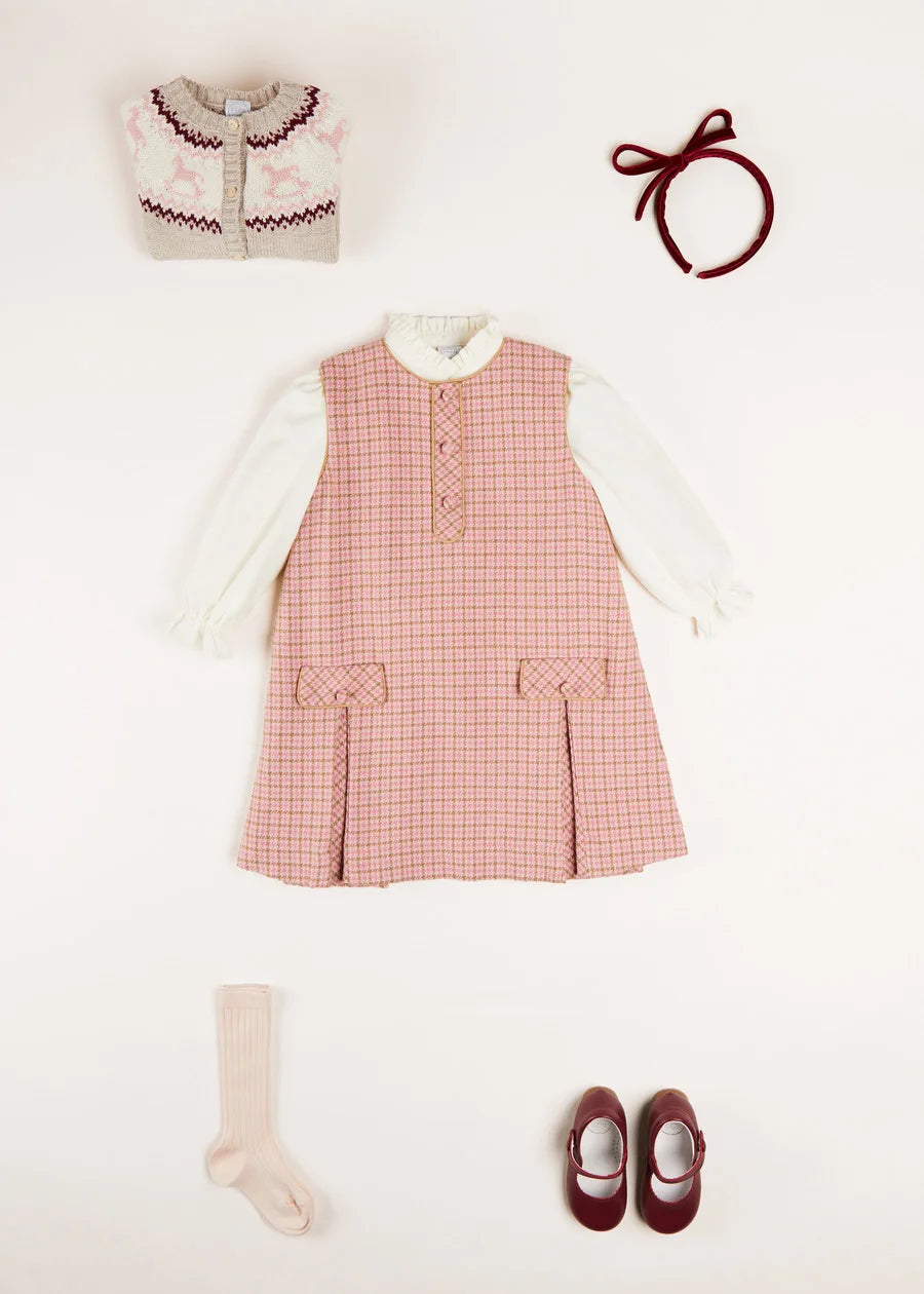 Mary Jane Baby Shoes in Burgundy (20-24EU) Shoes  from Pepa London