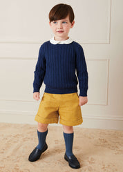 White Peter Pan Collar Shirt With Front Buttons (12mths-3yrs) Shirts from Pepa London