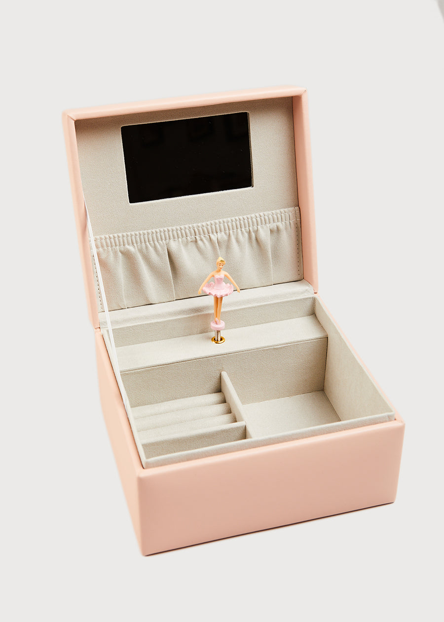 Pink Leather Musical Jewellery Box CASES from Pepa London