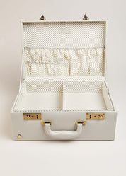Pale Grey Leather Memory Case Toys  from Pepa London