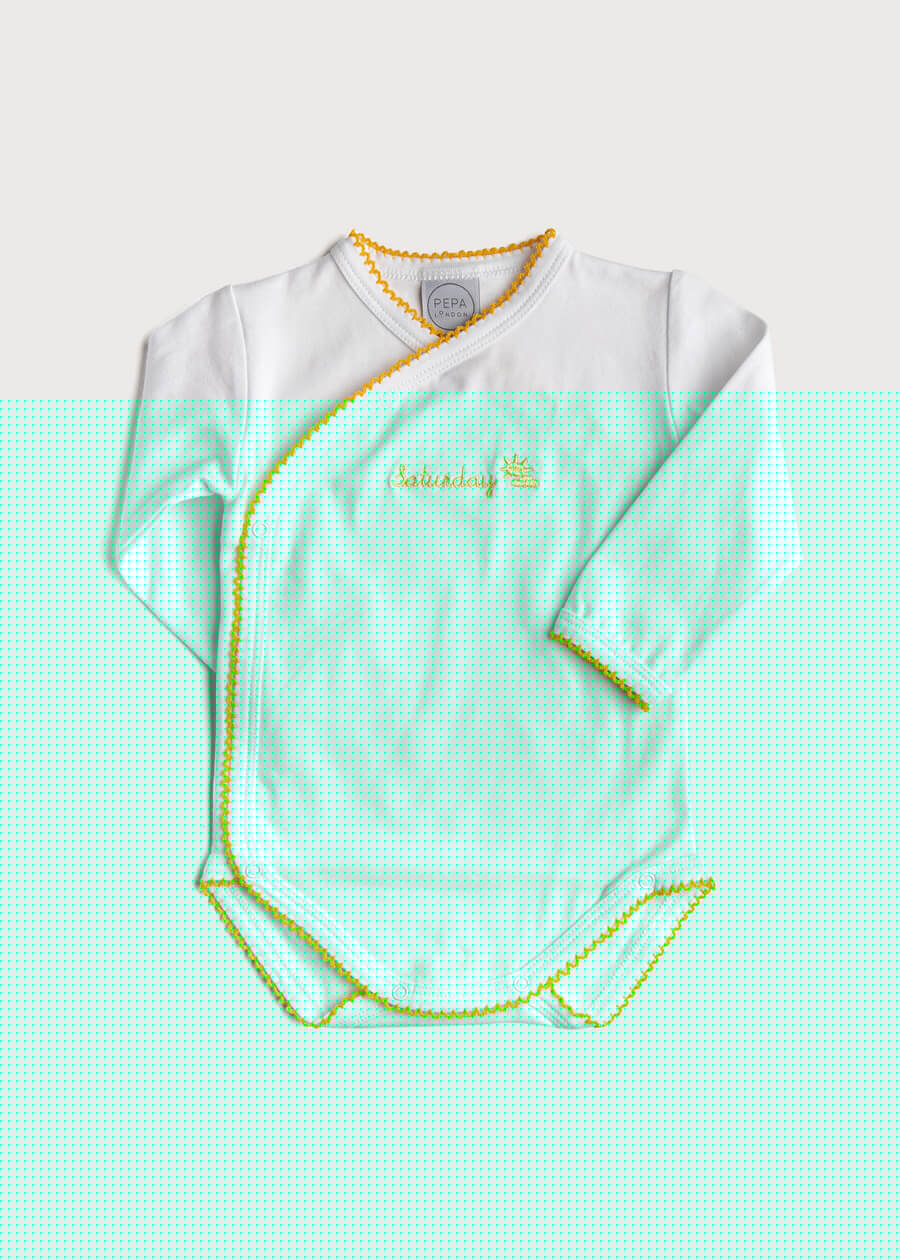Seven Days a Week Bodysuit Set (0-12mths) Gift Sets  from Pepa London