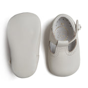 T-Bar Pram Shoes in Ivory Shoes  from Pepa London
