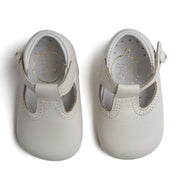T-Bar Pram Shoes in Ivory Shoes  from Pepa London