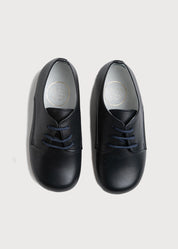 Leather Lace-Up Navy Shoes (20-34EU) Shoes  from Pepa London