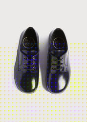Leather Lace-Up Black Shoes (25-33EU) Shoes  from Pepa London