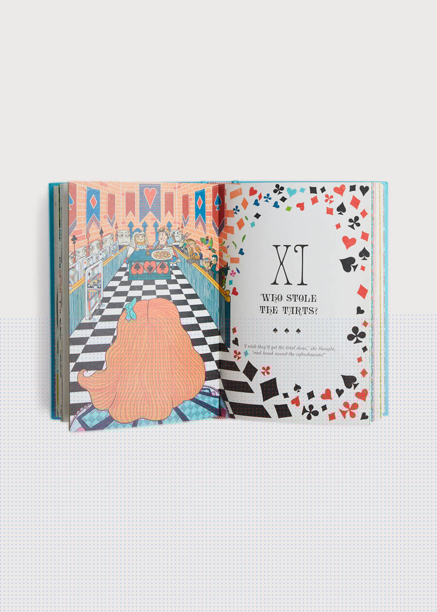 Alice's Adventures In Wonderland & Through The Looking Glass Book Books  from Pepa London