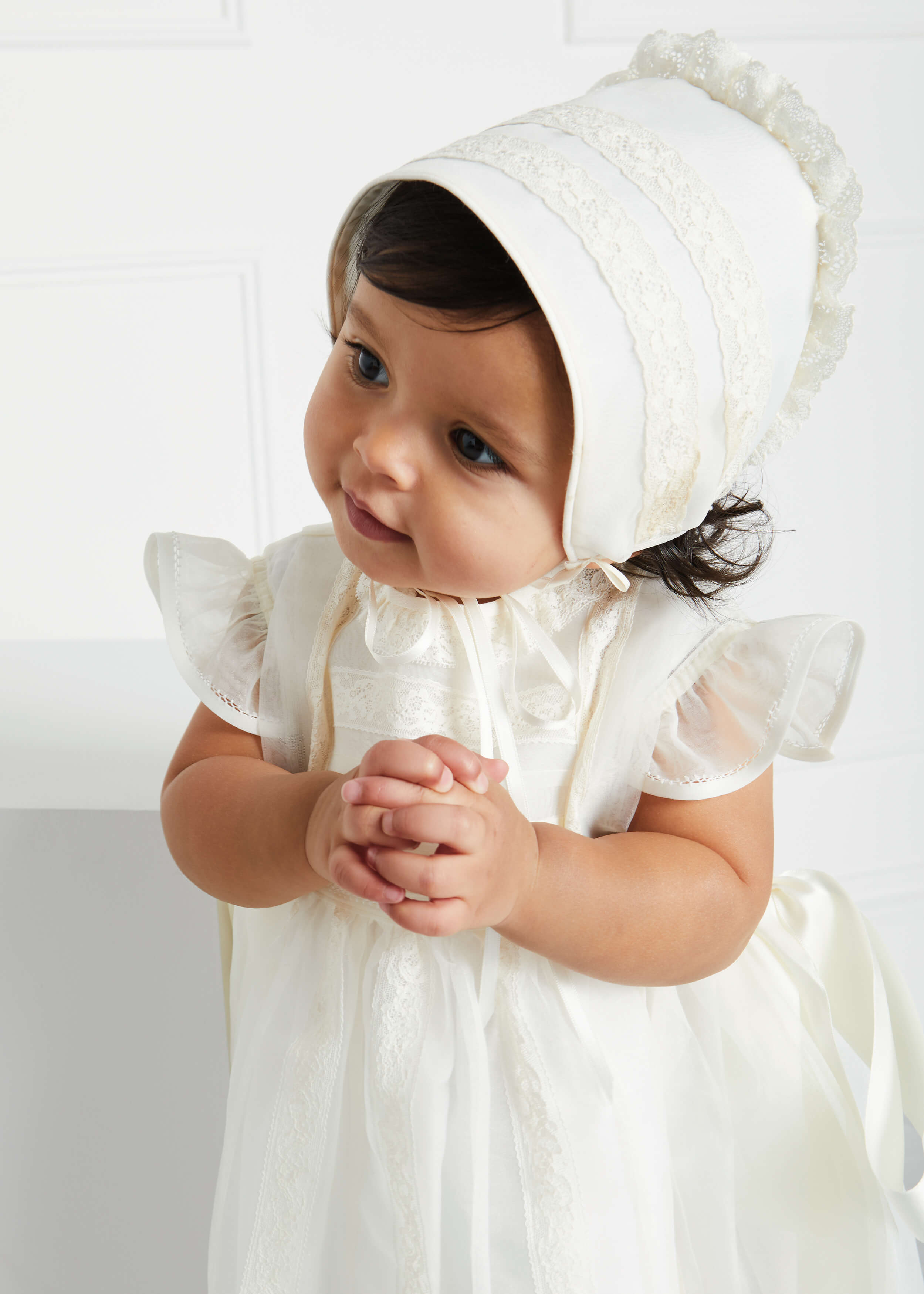 Traditional Cream Christening Gown (3mths-5yrs) Dresses from Pepa London