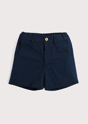 Classic Smart Shorts in Navy (4-10yrs) Shorts  from Pepa London