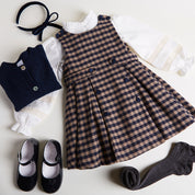 Classic Cardigan in Navy (12mths-10yrs) Knitwear  from Pepa London