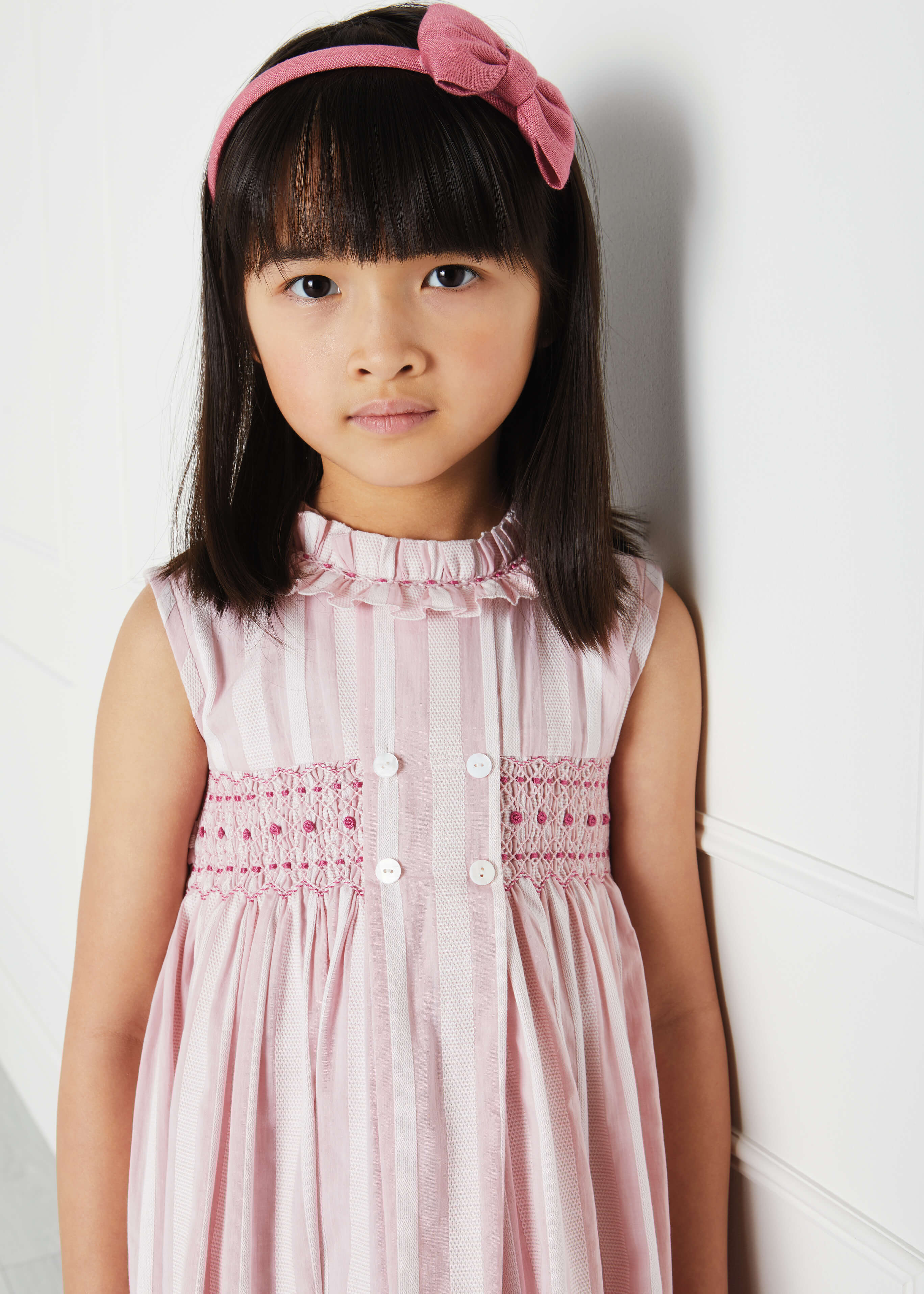 Raspberry Linen Hairband Hair Accessories  from Pepa London