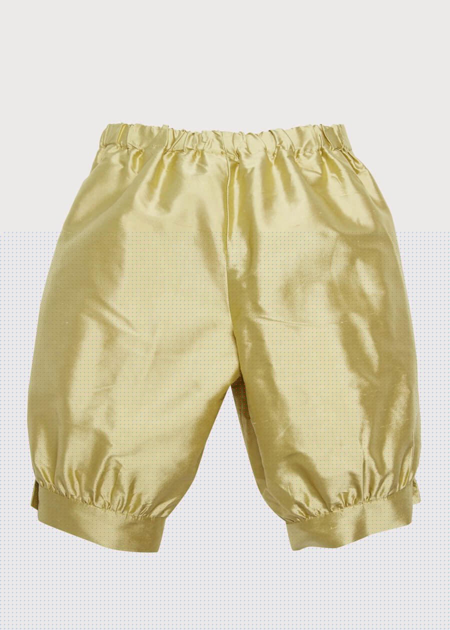 Green Silk Pageboy Knickerbockers (12mths-10yrs) Trousers  from Pepa London