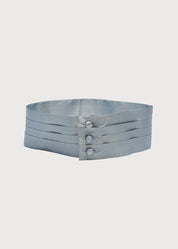 Blue Silk Pageboy Cummerbund Belts  from Pepa London