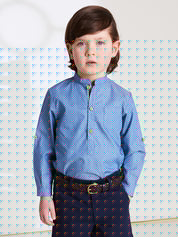 Classic Smart Shorts in Navy (4-10yrs) Shorts  from Pepa London